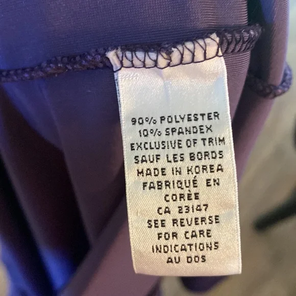 Vintage NWT Talbots Dress Large Purple Velvet Maxi Holiday Christmas Party Event - Picture 6 of 10